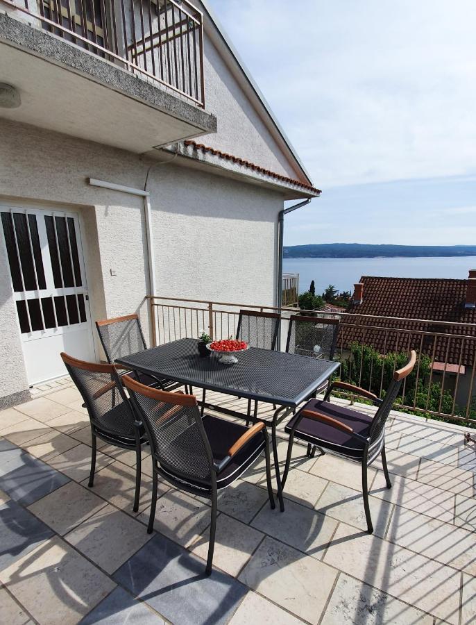 Seaview Apartment With Balcony And Terrace Barac Crikvenica Luaran gambar