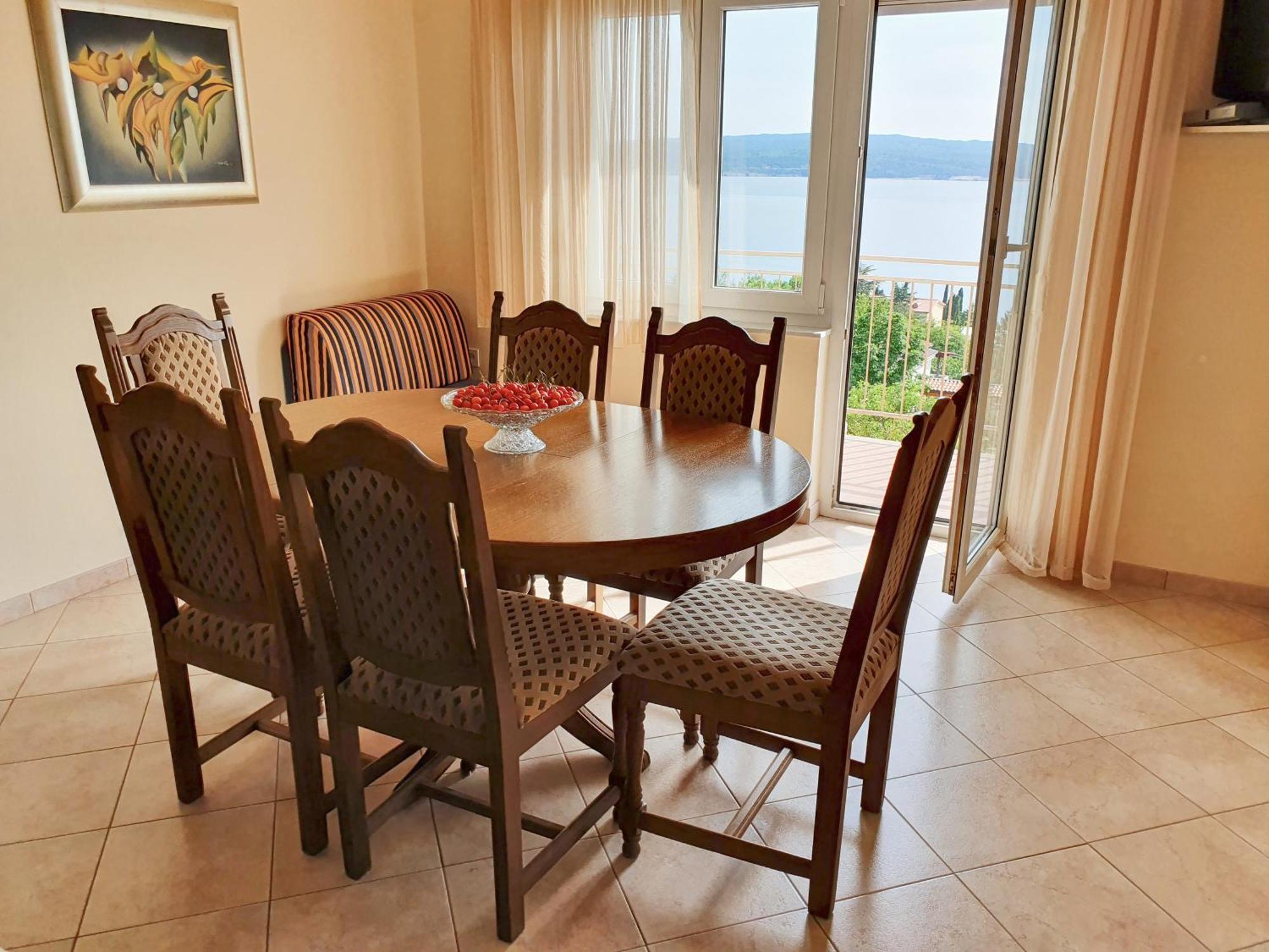 Seaview Apartment With Balcony And Terrace Barac Crikvenica Luaran gambar